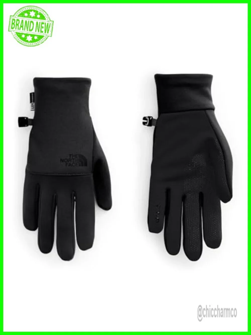 Recycled Polyester Fleece Touchscreen Gloves with Silicone Gripper Palms -